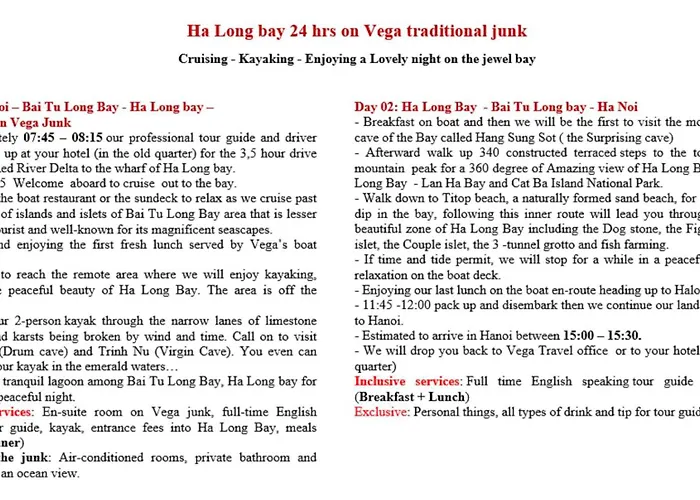 Vega Traditional Junk Khách sạn Hạ Long